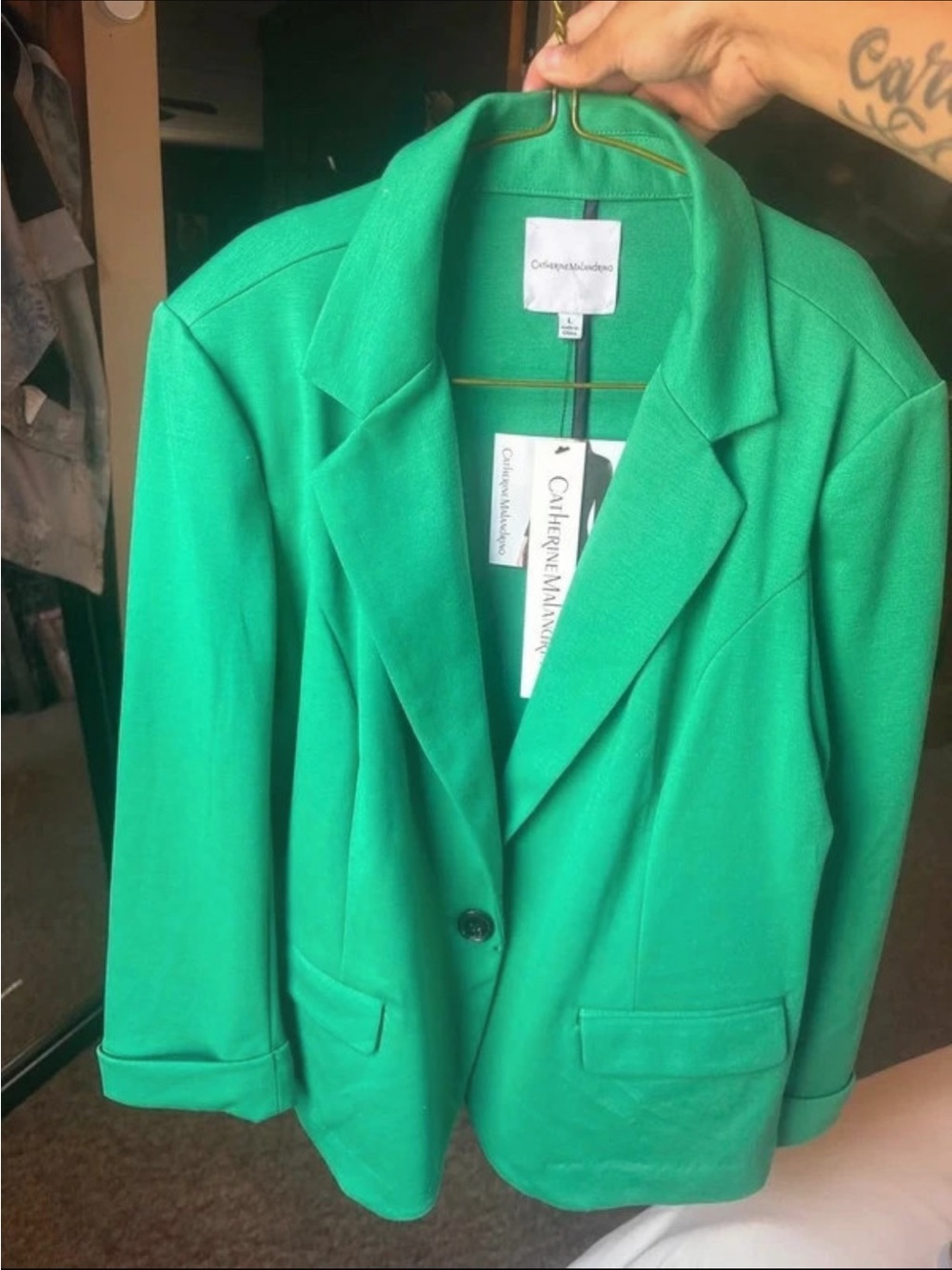 Catherine Malandrino Green Tailored Women's Blazer
